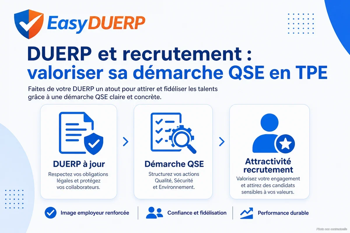 DUERP et recrutement : valoriser sa démarche QSE en TPE