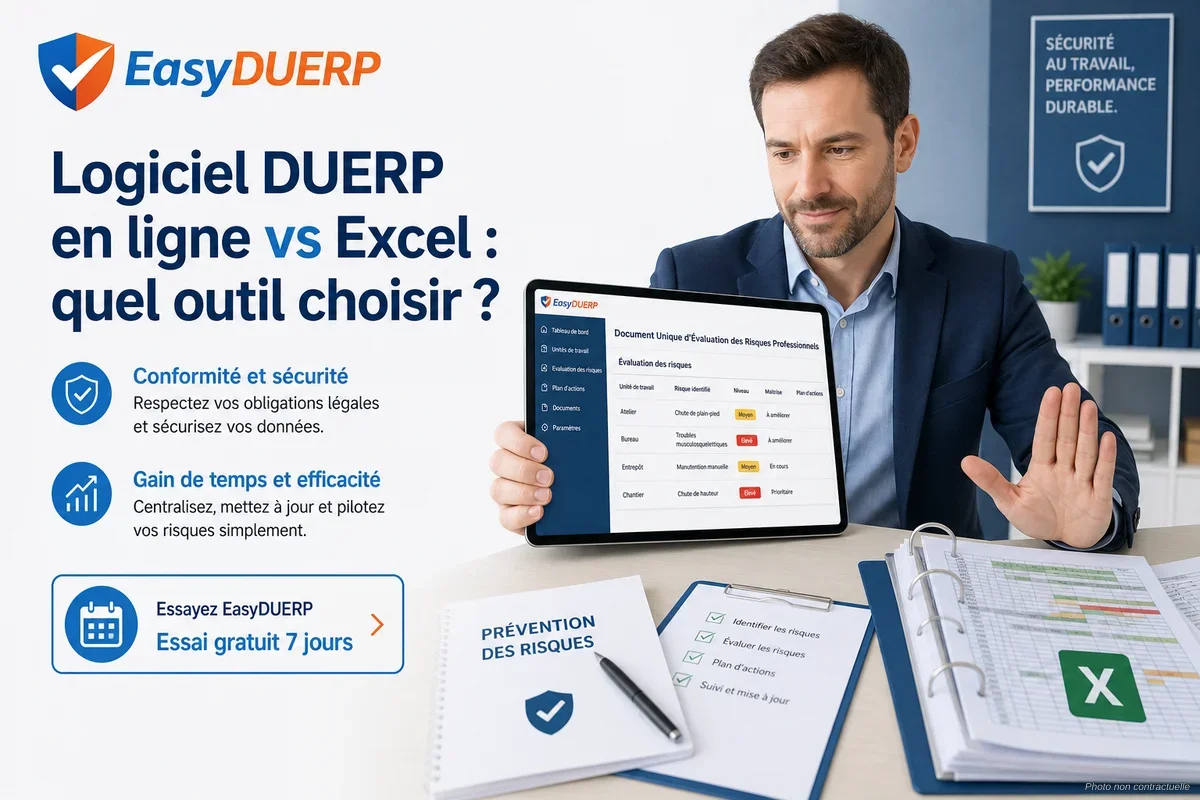 Logiciel DUERP en ligne vs Excel : quel outil choisir ?