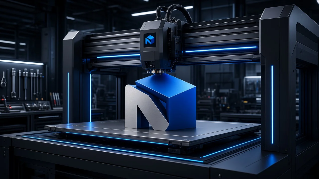 Totem PLV imprimé en 3D grand format dans un point de vente retail